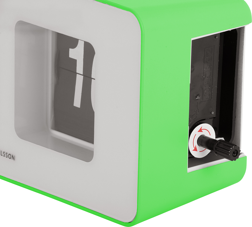 Reloj de pared o de mesa Funky Flip, rojo