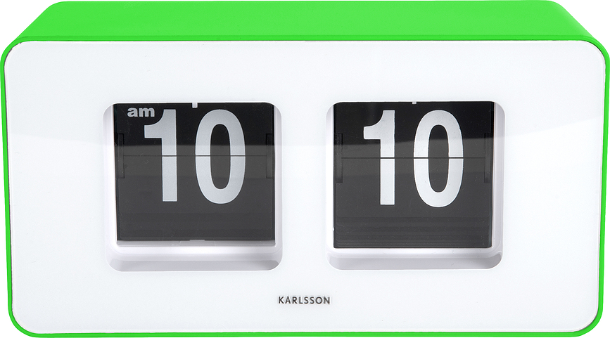 Reloj de pared o de mesa Funky Flip, rojo