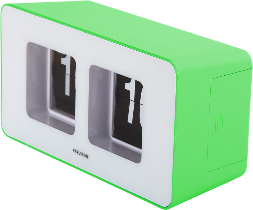 Reloj de pared o de mesa Funky Flip, rojo