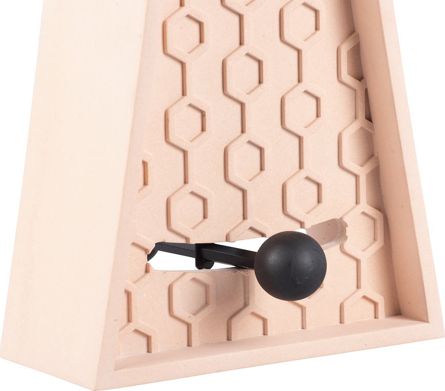 Reloj de Mesa Honeycomb, gris oscuro