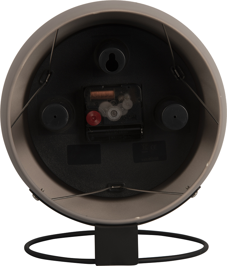 Reloj de mesa Nirvana Globe, gris beige