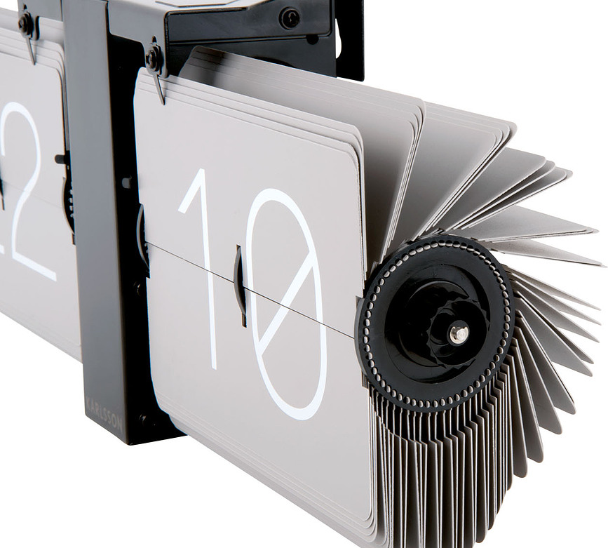 Reloj de Paletas No Case, blanco