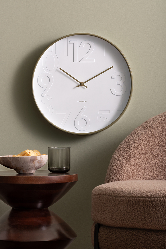 Reloj de Pared Ayuno, negro