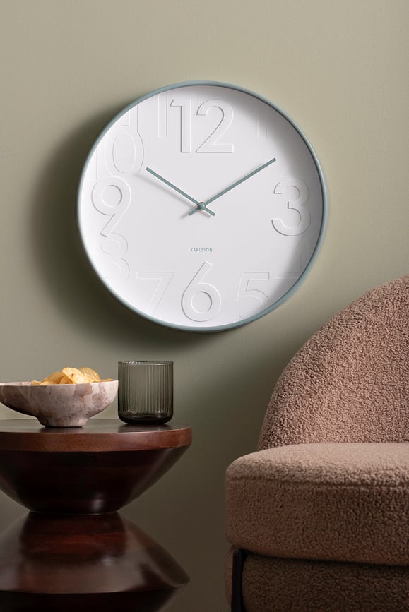 Reloj de Pared Ayuno, negro