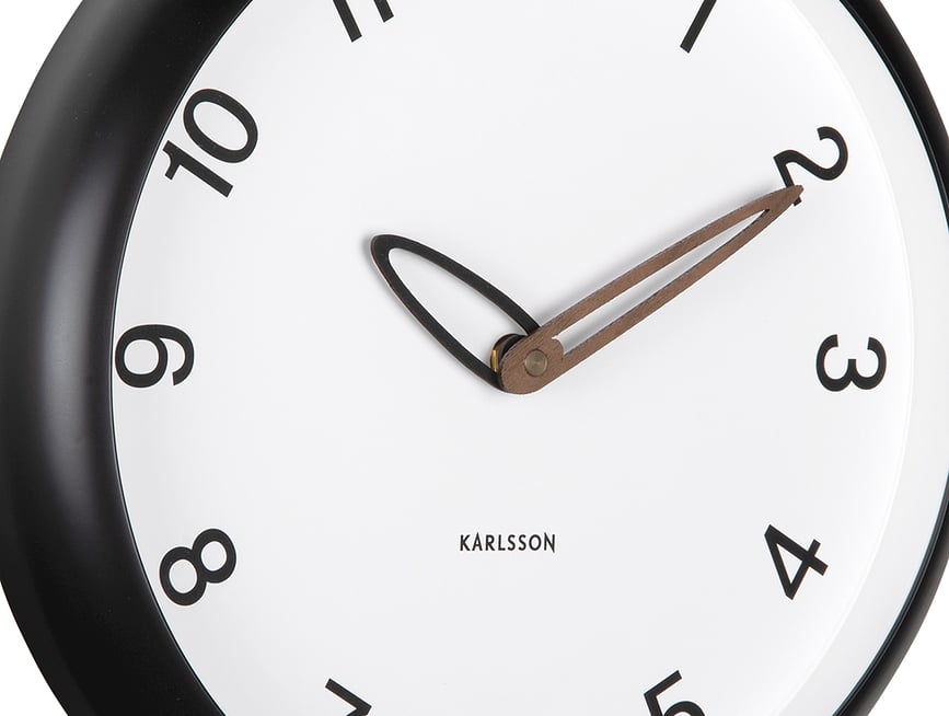 Reloj de pared Bella, gris