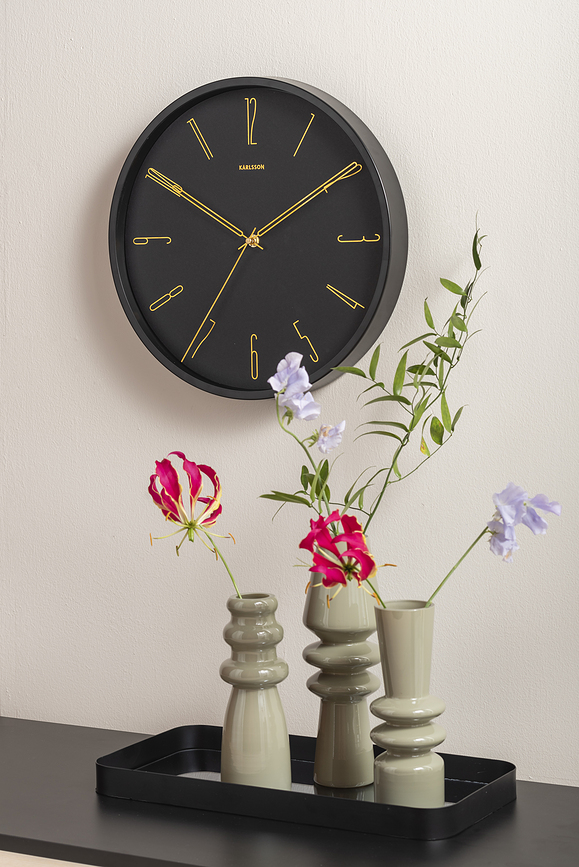 Reloj de Pared Belle Numbers, gris