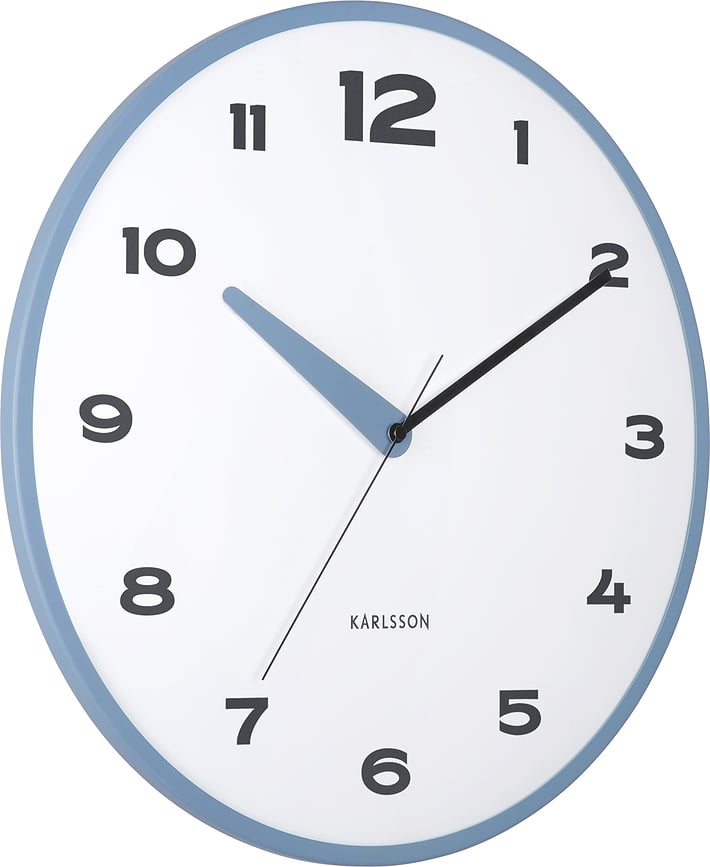 Reloj de Pared Brisk Dome, amarillo