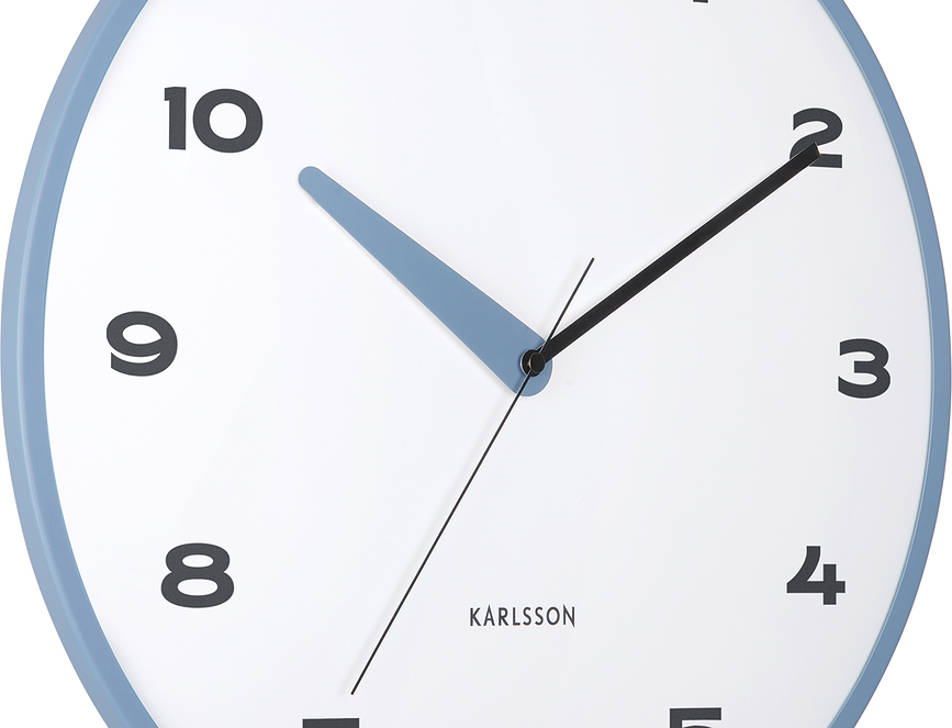 Reloj de Pared Brisk Dome, amarillo