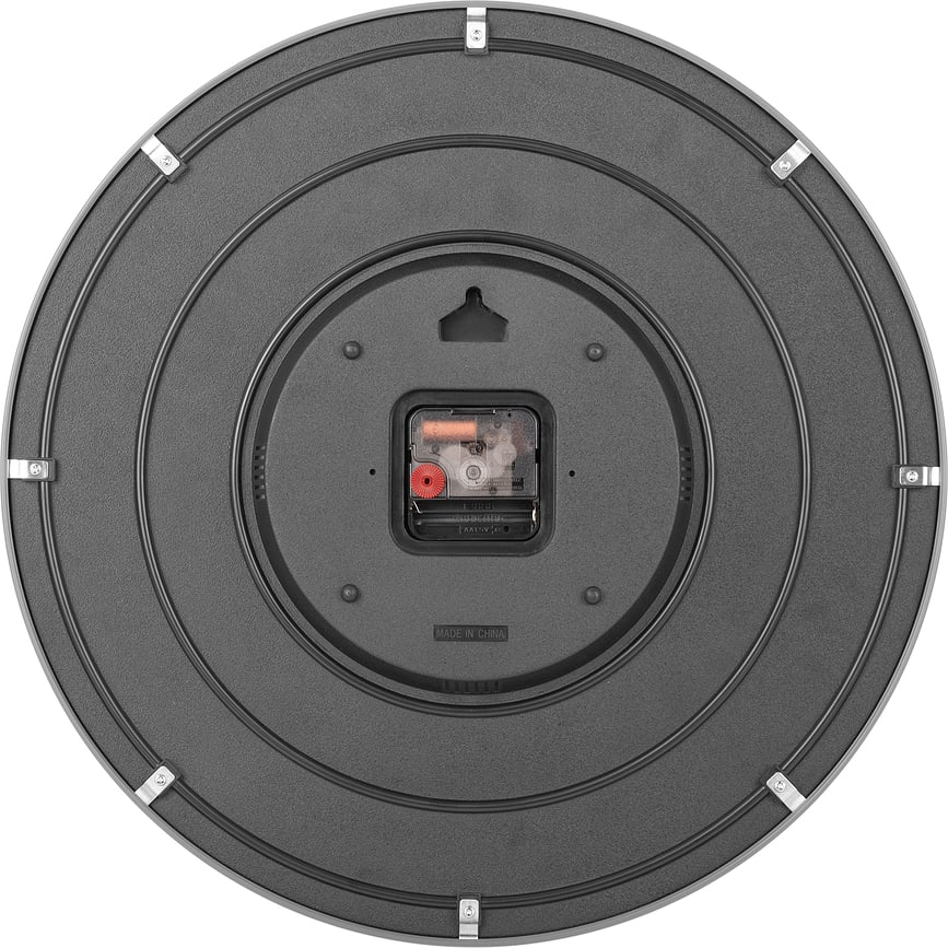 Reloj de Pared Brisk Dome, amarillo