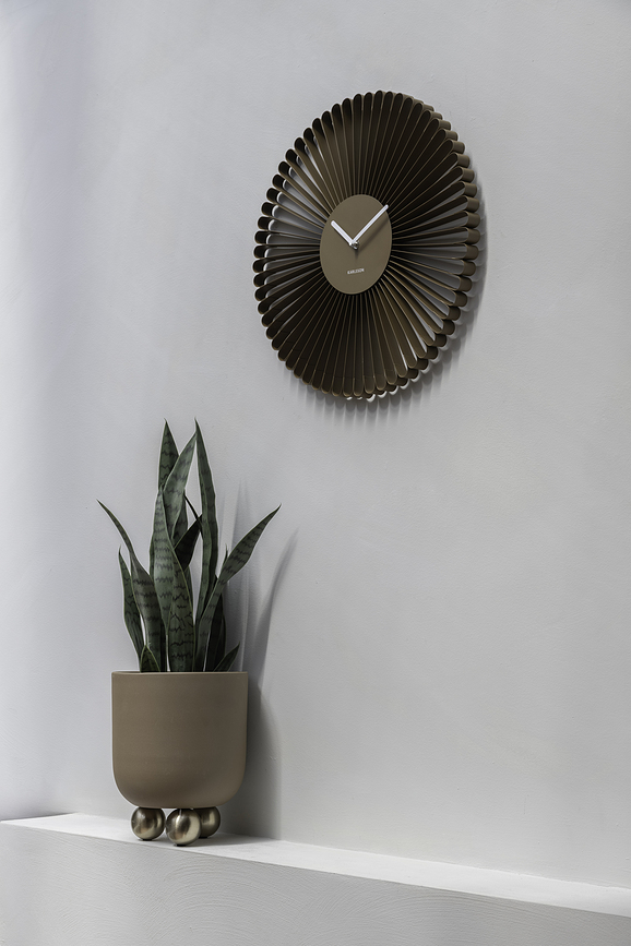 Reloj de Pared Cascara, crema