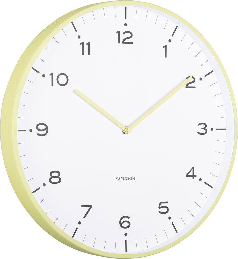 Reloj de Pared Circus Rings, verde brillante