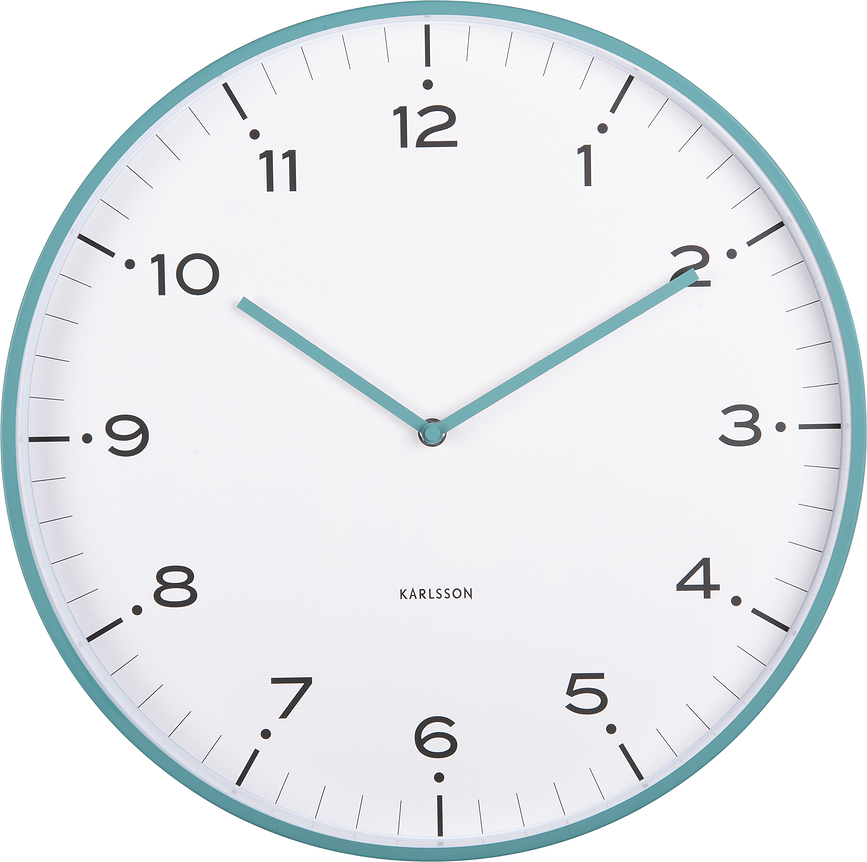 Reloj de Pared Circus Rings, rosa pastel