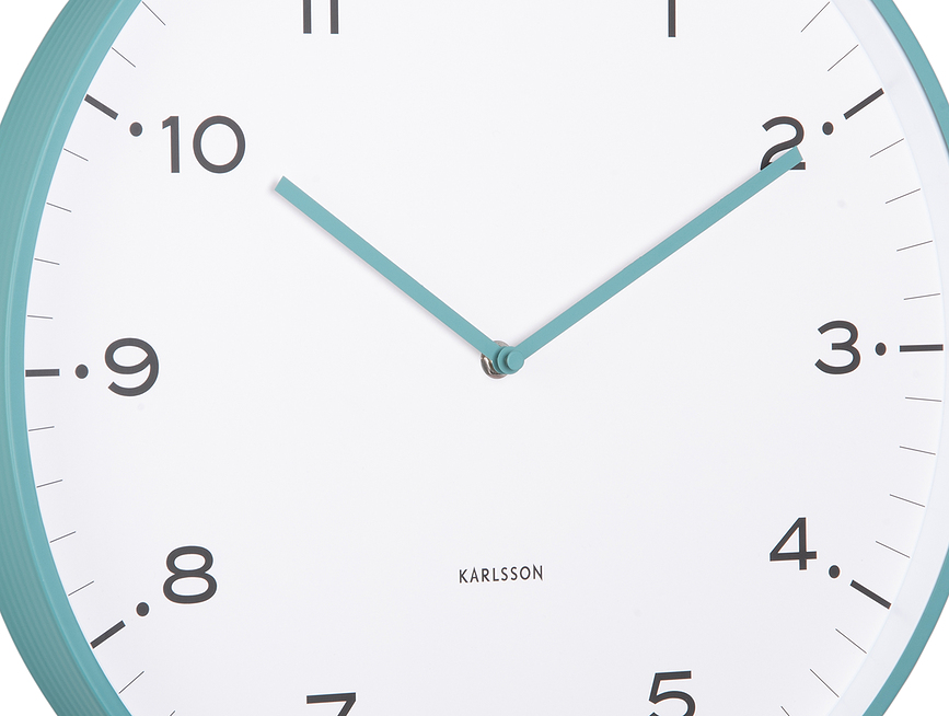 Reloj de Pared Circus Rings, rosa pastel