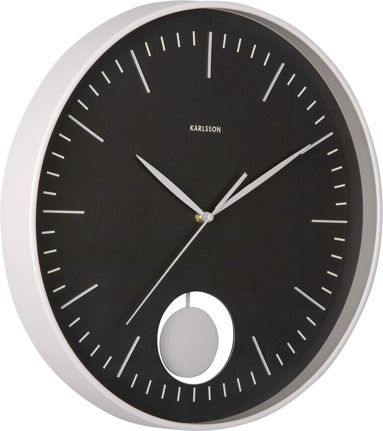 Reloj de Pared con péndulo Grato, negro