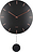Reloj de Pared con péndulo Impressive, negro y cobre