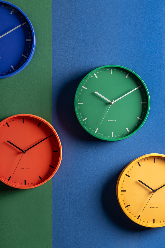 Reloj de Pared Cool Retro, cobalto