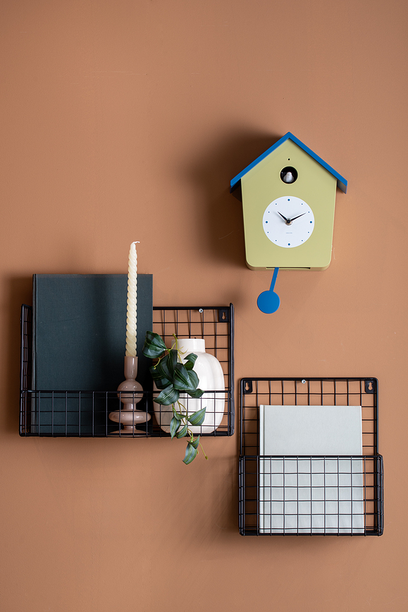 Reloj de Pared con cuco Cuckoo Light, verde oscuro