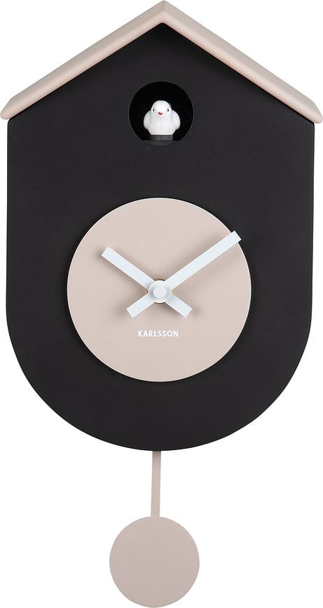 Reloj de pared de cuco Grato Cuckoo, violeta