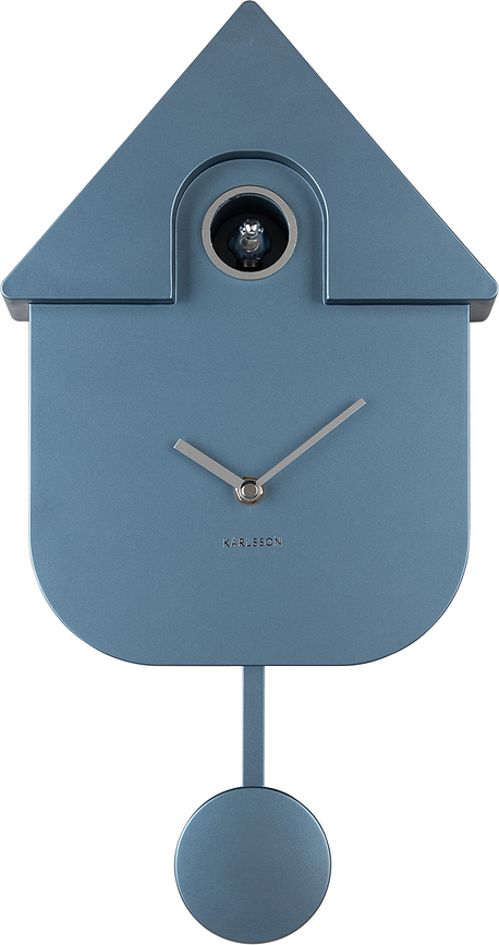 Reloj de Pared con cuco Modern Cuckoo, dorado metálico