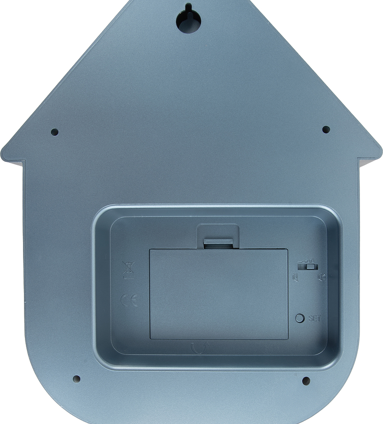 Reloj de Pared con cuco Modern Cuckoo, dorado metálico