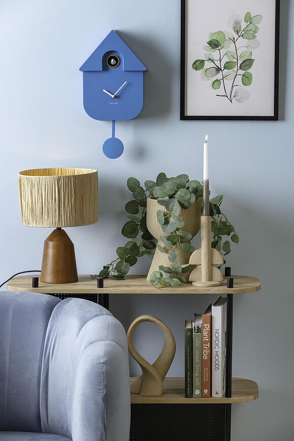 Reloj de pared de cuco Modern Cuckoo, ocre