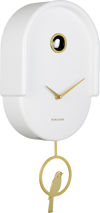 Reloj de Pared de cuco Tweet, blanco