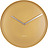 Reloj de pared de porcelana Plate, amarillo