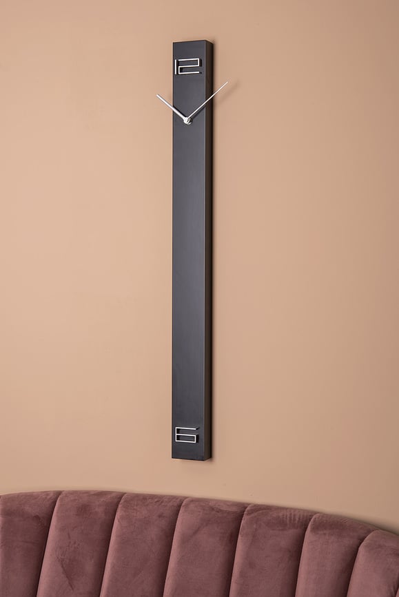 Reloj de Pared de madera oscura Discreet Long