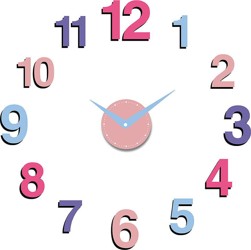 Reloj de Pared DIY Chica
