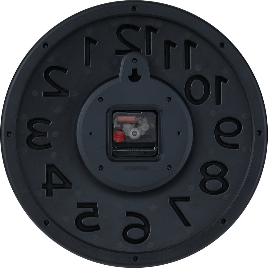 Reloj de Pared Elevated Classic Numbers, rosa pastel