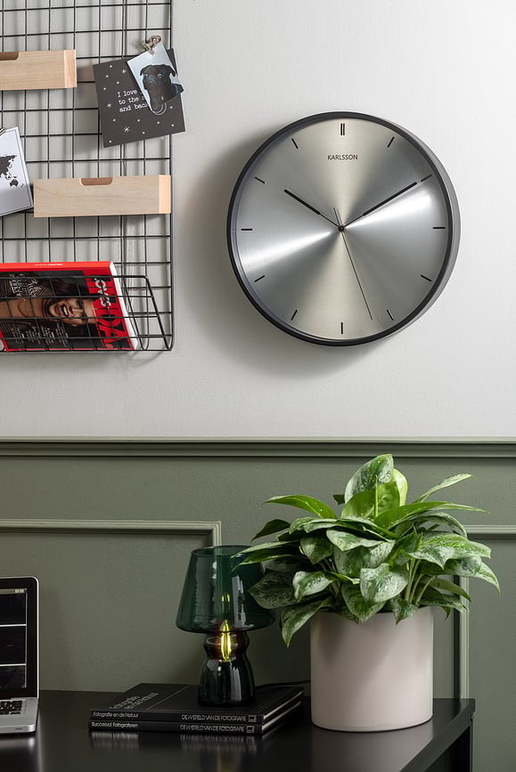 Reloj de Pared Finesse, plateado