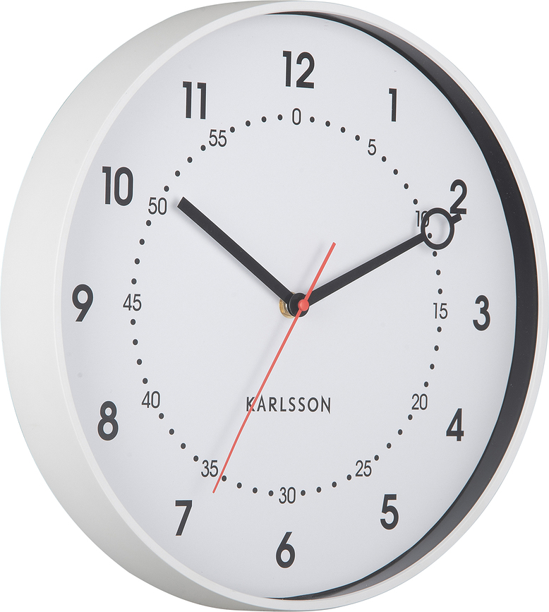 Reloj de Pared Fresco, blanco