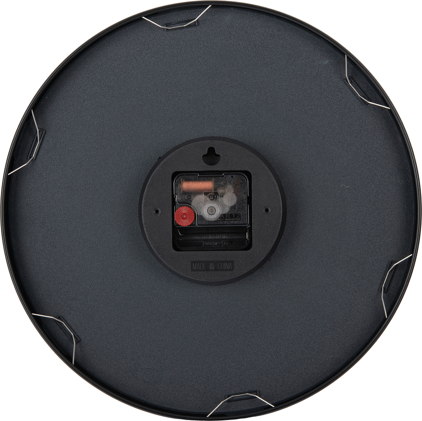 Reloj de Pared Fuerte Dome, marrón oscuro