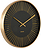 Reloj de Pared Gold Lines, negro