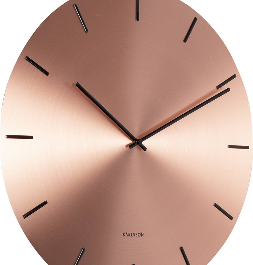 Reloj de Pared Impressive, con péndulo, acabado cobre