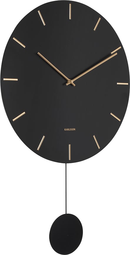 Reloj de Pared Impressive, con péndulo, acabado cobre