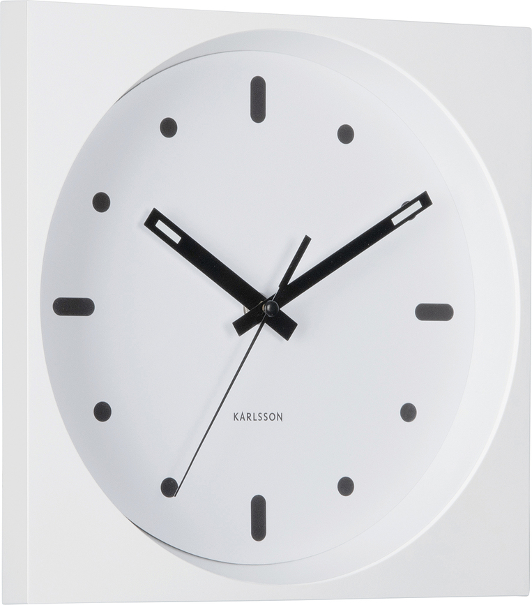 Reloj de pared Incesante, cuadrado