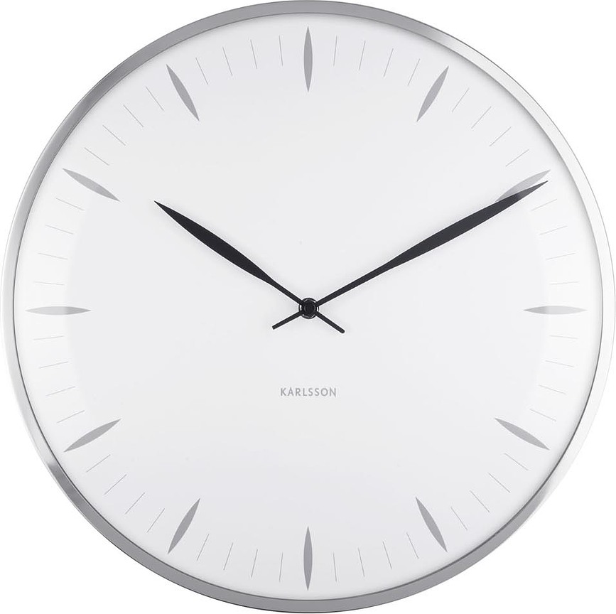 Reloj de Pared Leaf, 40 cm, blanco