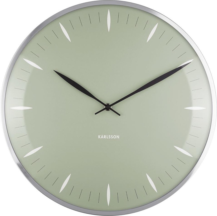 Reloj de Pared Leaf, 40 cm, verde