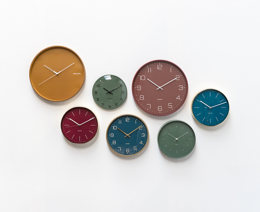 Reloj de pared Lofty, negro