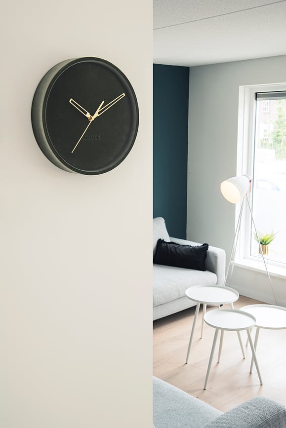 Reloj de pared Lush, color óxido