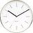 Reloj de Pared Minimal, dorado y blanco