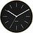 Reloj de Pared Minimal, dorado y negro