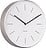 Reloj de Pared Minimal, plateado y blanco