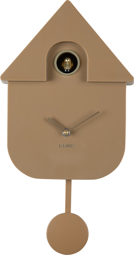 Reloj de Pared Modern Cuckoo, oro, rosa claro