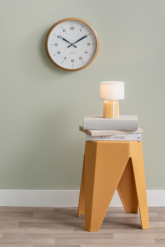 Reloj de Pared Modern Factory, mostaza
