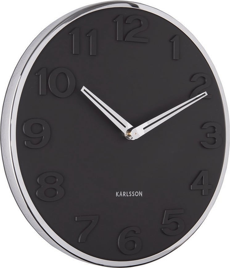 Reloj de Pared New Original, 30 cm, mostaza