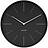 Reloj de Pared Normann, 37,5 cm, negro