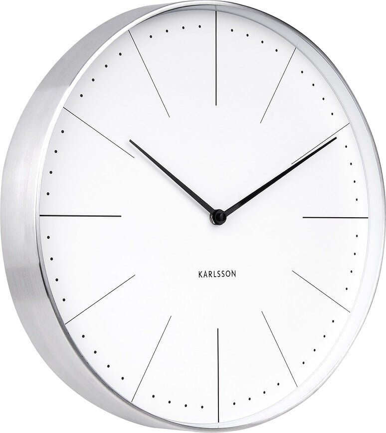 Reloj de Pared Normann, 37,5 cm, negro