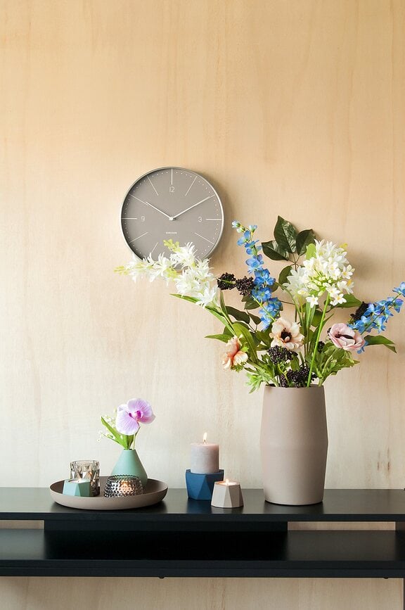 Reloj de Pared Normann, 37,5 cm, negro